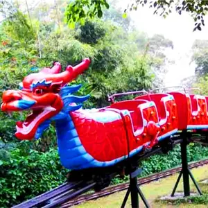 China manufacturer large theme park amusement equipment sliding dragon for sales