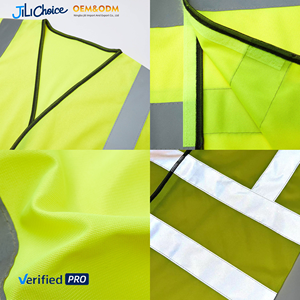 J& L เสื้อกั๊กนิรภัยสีดำกันน้ำอุปกรณ์ป้องกันเสื้อกั๊กแจ็กเก็ตเสื้อกันฝนสะท้อนแสง2025 - Product Image 3