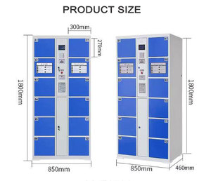 Fingerprint Intelligent Parcel <b>Locker</b> System Storage <b>Lockers</b> Digital Electronic Steel Smart Metal Customized - Product Image 5