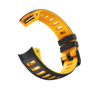 Nouveauté - Bracelet en silicone bicolore avec boucle pour montre <span class=keywords><strong>Garmin</strong></span> Instinct/ Instinct2/ InstinctE-45 - Product Image 5