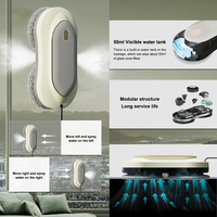 Pabrik grosir produk baru otomatis pintar ganda semprotan air rumah pembersih jendela Robot dengan Remote Control