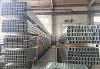 Profilé en U en acier pré-perforé pour support solaire en gros, idéal pour les projets photovoltaïques commerciaux sur toits plats