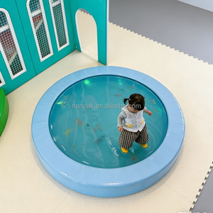 Excelente Equipo <span class=keywords><strong>de</strong></span> Juegos Interior Redondo y Cuadrado para Niños, Cama <span class=keywords><strong>de</strong></span> Agua Sensorial y Tapetes <span class=keywords><strong>de</strong></span> Juego Suaves para Cafetería, Centro Comercial, Preescolar y Escuela - Product Image 2