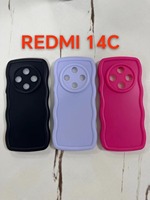 Gros Macaron Big Wave Bonbon Couleur Soft Shell Coque Arrière pour Redmi 15C 14C 13C Nouveaux Accessoires de Téléphone Mobile TPU