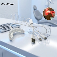 Mini lampe blanchissante pour les dents à LED, traitement buccal, lumière rouge avec 16 LED 3200mW