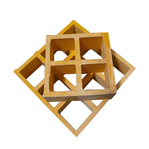 Revêtement <span class=keywords><strong>de</strong></span> sol GRP Caillebotis en plastique renforcé <span class=keywords><strong>de</strong></span> <span class=keywords><strong>fibre</strong></span> <span class=keywords><strong>de</strong></span> <span class=keywords><strong>verre</strong></span> Caillebotis Coupe en <span class=keywords><strong>treillis</strong></span> Haute résistance Léger pour usage industriel - Product Image 5