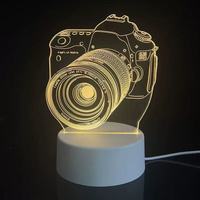 Lampe de nuit 3D personnalisée avec photo, lampe de table USB DIY, logo personnalisé, lampe de nuit en acrylique pour mariage, Noël, anniversaire, cadeau de fête