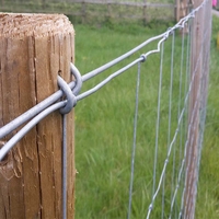 Clôture de ferme robuste galvanisée pour bétail, cerfs, chevaux et gibier – Clôture de champ