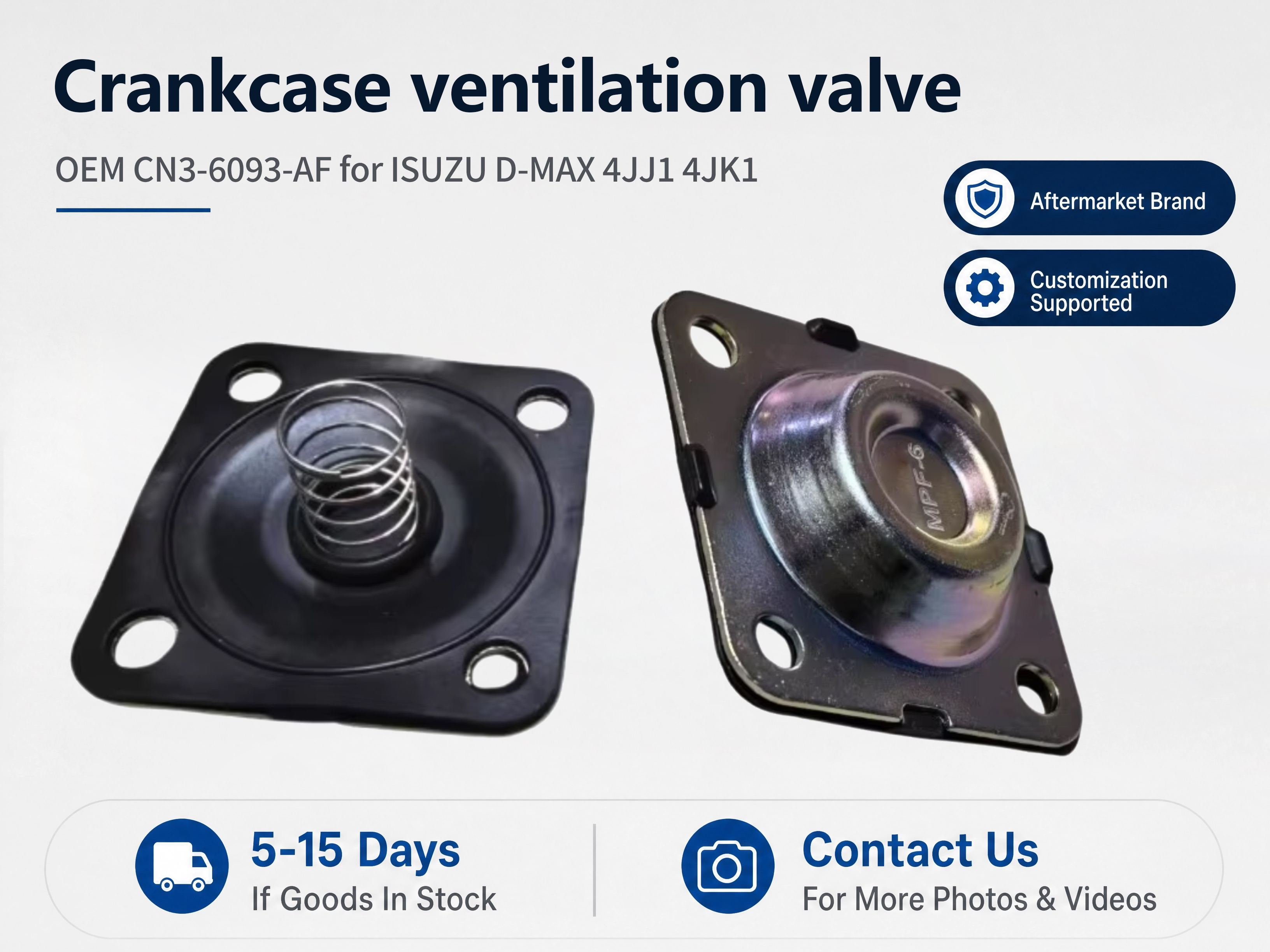 Original Crankcase Ventilation Valve CN3-6093-AF for ISUZU D-MAX