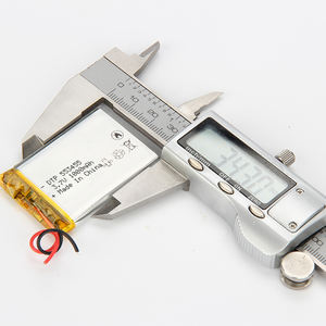 OEM tùy chỉnh Lipo Túi tế bào <span class=keywords><strong>523450</strong></span> 523455 1000mAh <span class=keywords><strong>Li</strong></span> ion 3.7V lithium có thể sạc lại <span class=keywords><strong>Polymer</strong></span> nhà sản xuất pin cho LED ánh sáng - Product Image 5