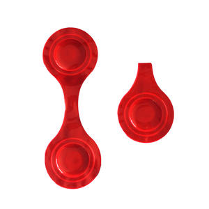 High Visible Hi Viz Pvc Light Reflective <b>Clip</b> on <b>Bag</b> Belt Magnet Button Reflector for Night Outdoor Bicycle Runner Worker Safety - Product Image 3