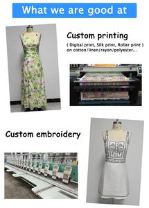 بيع بالجملة موضة جديدة الصيف الدنيم حزام بلا أكمام حجم كبير زر الجبهة المرأة الصيف عارضة فساتين طويلة - Product Image 5