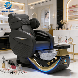Sillón de Pedicura de Diseño Original, Lujoso, con Masaje por Airbag, Spa de Manicura, Sillones de Pedicura con Spa de Pies Magnético Personalizado con Bomba - Product Image 1
