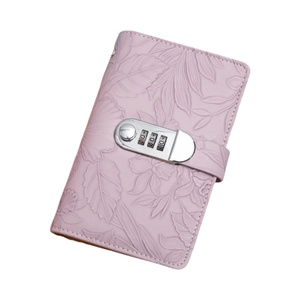 Carpeta de Diario de Finanzas Personales con Grabado Floral, Libro de Reto de Ahorro de <span class=keywords><strong>Dinero</strong></span>, Sobres A6, Planificador de Presupuesto en Efectivo con Cerradura de Contraseña - Product Image 1