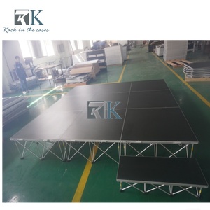Escenario Móvil de Aluminio, Plataforma de Escenario Portátil, Podio con Patas Plegables - Product Image 5