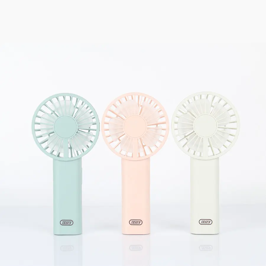 New design 아로마 diffuser 휴대용 handy mini electric 팬 와 led 빛