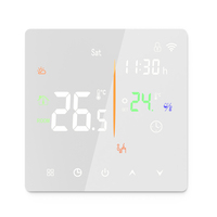 Termostato WIFI Tuya para Calefacción por Suelo Radiante, Controlador de Temperatura Ambiente para Sistema de Calefacción por Suelo Radiante, Termostato Doméstico con Sensor NTC 16A