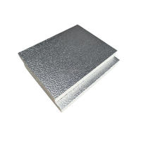 Conduit d'air pré-isolé en mousse rigide PU, 10-40 mm, panneau composite en aluminium pour ventilation CVC de cinéma