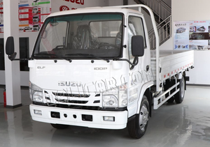 1 سوزو ديزل 4*2 4*4 سرير مسطح 3 طن 4 طن 4 متر سياج شاحنة بضائع شاحنة نقل خاصة للتصدير للبيع - Product Image 5