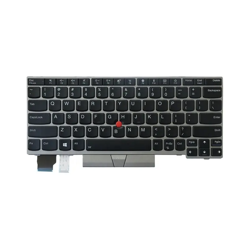 Teclado BL Silver US para ordenador portátil, original, de repuesto, inglés, 01YP840