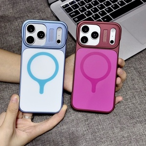 เคสโทรศัพท์มือถือแบบแม่เหล็กสีแมทแบบกำหนดเองสำหรับ iPhone 18 13 14 15 16 17 Pro Max ฝาหลังแข็งป้องกันแบบไร้ขอบ - Product Image 3