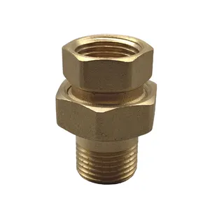 Pipe Fitting Female Male 1/2'' 3/4'' 1'' Union Brass Fitting