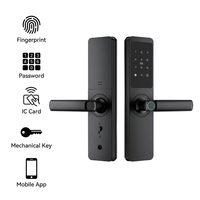 Serrure de porte intelligente à empreinte digitale, compatible avec le corps de serrure à languette unique, pour la maison, directement de l'usine