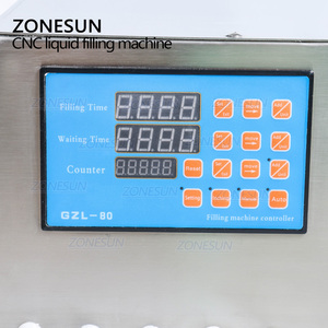 ZONESUN 8 Teste Pompa A Membrana Semi Automatico di Profumo Disinfettante Per Le Mani La Piccola Bottiglia di Liquido di Riempimento Macchinari - Product Image 3