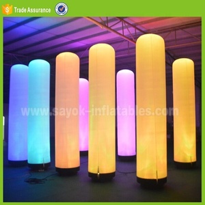 <span class=keywords><strong>Colonne</strong></span> <span class=keywords><strong>lumineuse</strong></span> gonflable <span class=keywords><strong>LED</strong></span> pour mariage et fête, tube lumineux gonflable rempli d'air - Product Image 3