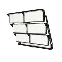 Projecteur LED d'extérieur sur mesure OEM 750W IP66 140LM/W à haut rendement lumineux pour terrains de sport