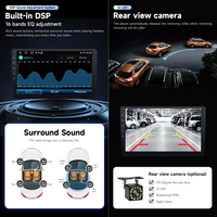 Autoradio Android 1 + 32/2 + 32 7 9 10 pouces écran tactile 2.5D GPS DSP universel autoradio lecteur multimédia compatible CarPlay