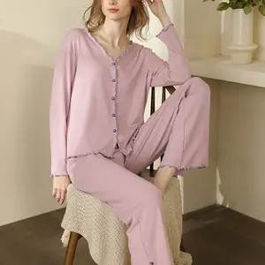 Wholesale plus size satin, short pajamas silk for women custom night suits supplier candy color Pajamas/