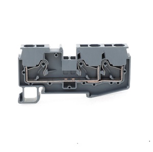 10 Mm2สปริง-กรงตะกั่วเชื่อมต่อแบตเตอรี่แบบผ่านทาง-บล็อกขั้วต่อสายราง DIN - Product Image 4