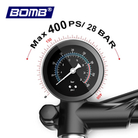 Pompe à air portable pour vélo BOMB haute pression 300 PSI pour fourche avant et suspension arrière avec manomètre