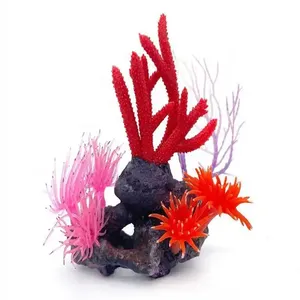 Paisaje <span class=keywords><strong>de</strong></span> Coral simulado Escape casa árbol pecera paisaje decoración tanque <span class=keywords><strong>de</strong></span> <span class=keywords><strong>agua</strong></span> <span class=keywords><strong>de</strong></span> <span class=keywords><strong>mar</strong></span> conjunto decoración manualidades - Product Image 1
