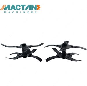 Ensemble de lame droite multi-têtes pour motoculteur, roue de désherbage, scarificateur oblique, pièces de tondeuse à gazon en acier - Product Image 4