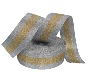 Vente chaude fabricant 1 pouce de <span class=keywords><strong>large</strong></span> or Bling brillant <span class=keywords><strong>ceinture</strong></span> élastique 10-50mm sangle <span class=keywords><strong>pour</strong></span> jupes sacs chaussures - Product Image 4