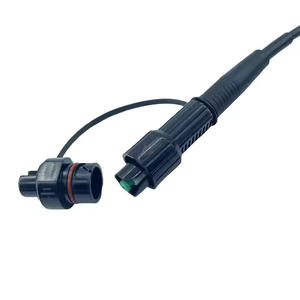 Cable de Fibra Óptica Plano Preconectorizado ROC <span class=keywords><strong>Opti</strong></span> Tap SC/UPC para Interiores/Exteriores, Resistente al Agua IP68, Corning SST-G657A2, PVC/LSZH - Product Image 4