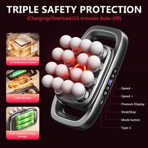 เครื่องนวดกระตุ้นกล้ามเนื้อแบบปรับได้ 16 หัว ลดราคาพิเศษ เพื่อการผ่อนคลายร่างกาย เหมาะสำหรับใช้ในบ้าน - Product Image 4