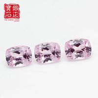 Sakura Rosa Laborgezüchteter Saphir in Kissenform, loser Korund-Edelstein, kundenspezifische Größen, Großhandel für Schmuckherstellung und DIY-Einstellung