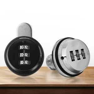 कैबिनेट के लिए एनली 3-अंकीय रोटरी जीभ दराज मेल बॉक्स मेलबॉक्स संयोजन कैम लॉक - Product Image 1