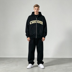 Sudaderas con capucha para hombre al por mayor, logotipo bordado personalizado, sudadera con capucha informal para hombre, servicio OEM - Product Image 6