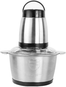 Hachoir à viande électrique en acier inoxydable, moteur AC 800W, capacité 2,1-3L, fonction de broyage, usage domestique - Product Image 1