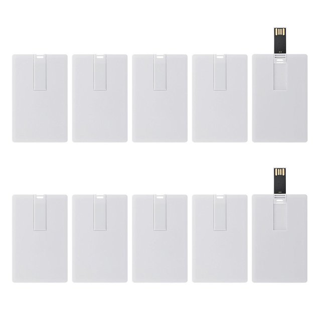 Promotional New 4GB USB 2.0 Credit Card Size Plastic Flash Drive with Customized Logo Gift 2-Year Warranty