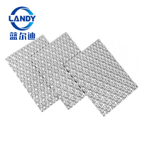 Couverture thermique pour piscine en LDPE gris, résistante aux UV, durable, anti-poussière, couverture solaire pour piscine libre-forme