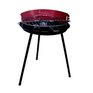 Offre Spéciale camping en plein air Charcoal BBQ Grill Four Rond pliable bbq grill stand