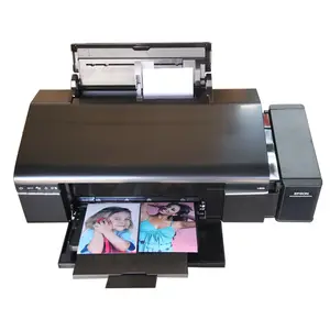 Printer 220V 110V untuk L805 6 warna Printer Inkjet ukuran A4 Printer Inkjet mendukung sublimasi tanpa tinta