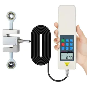 Medidor de Fuerza Digital de Empuje y Tracción 5000N/1100LB/500KG con Sensor Externo y Salida USB para Piezas Automotrices y Tensión Textil - Product Image 2