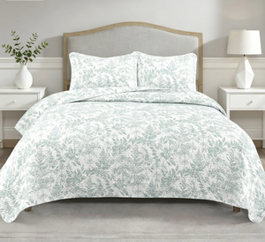 Couette lavable de luxe en tissu vert Lear, douceur exceptionnelle, garnie de polyester durable pour usage hôtelier - Product Image 4