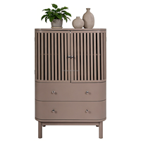 Buffet de rangement moderne en bois, 2 portes, 2 tiroirs, gain de place, grande capacité, meubles de maison pour salon, chambre à coucher, cuisine